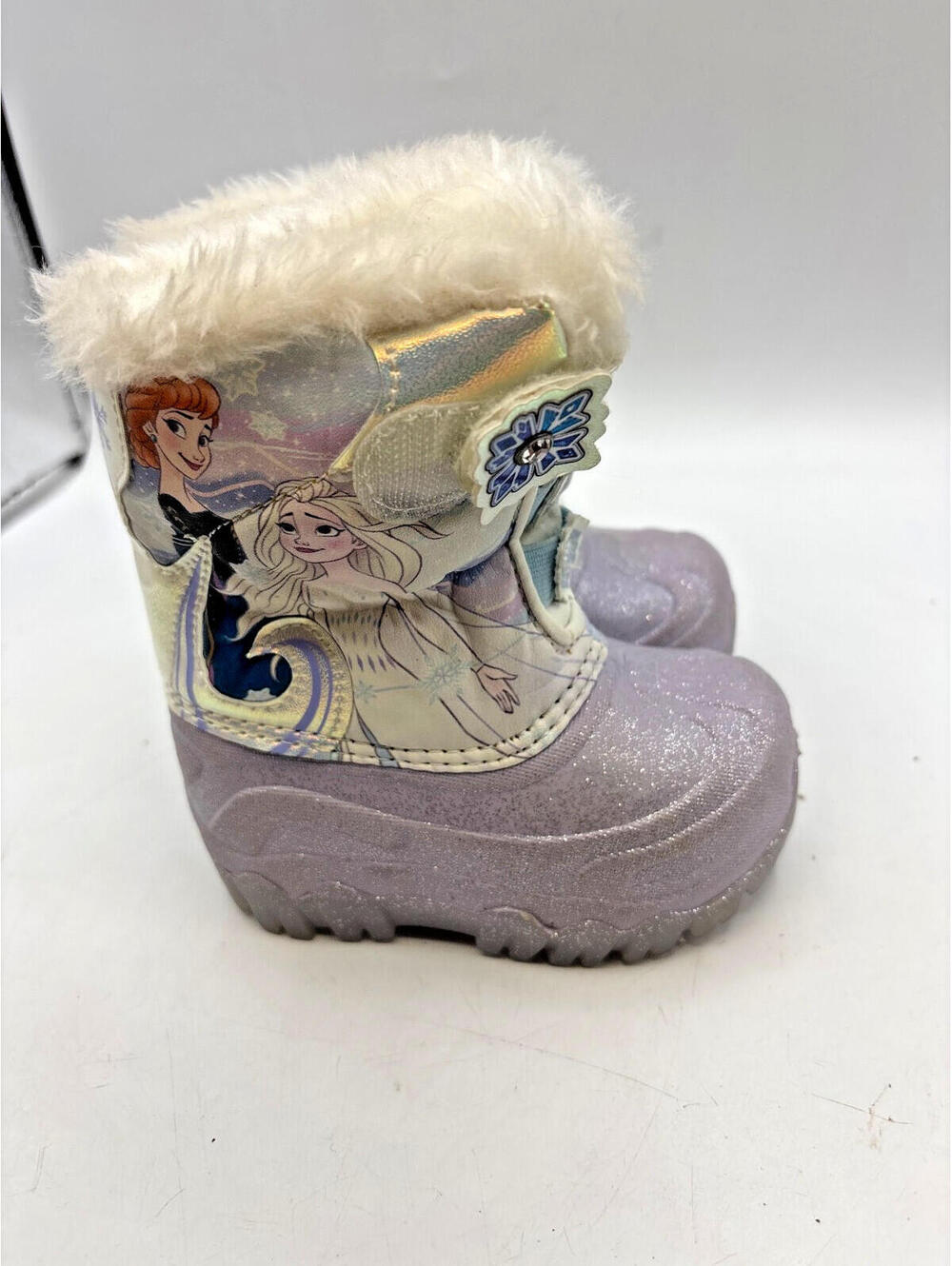 Disney Frozen II Boots Girls Toddler Size 5 Lights Up Elsa Anna Winter Snow
